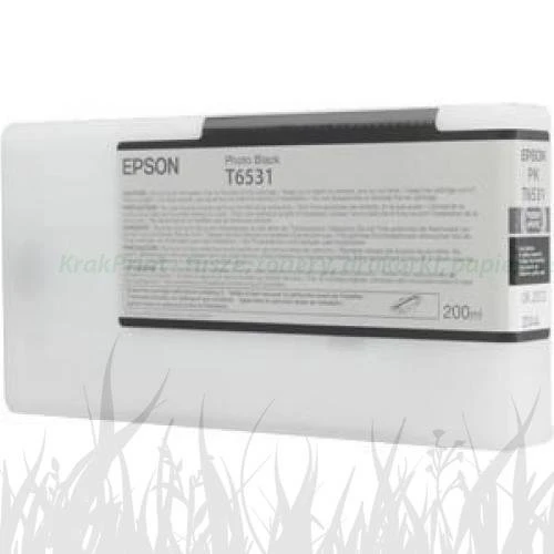 Tusz Epson Nr.T6531 do Stylus Pro 4900 | 200ml (C13T653100) PhotoBlack