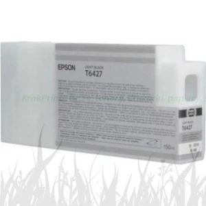 Tusz Epson Nr.T6427 do Stylus Pro 9900 | 150ml (C13T642700) LightBlack