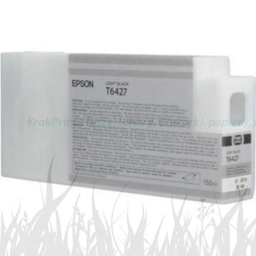 Tusz Epson Nr.T6427 do Stylus Pro 9900 | 150ml (C13T642700) LightBlack