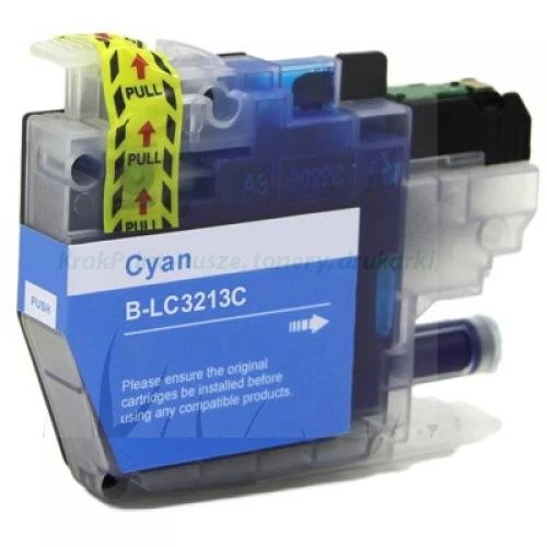 Tusz Zamiennik do Brother do DCP-J772DW | 400str. (LC-3213C) Cyan