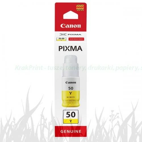 Tusz Canon do G5050, G6050 Nr.GI-50Y | 7,7tys. (3405C001) Yellow