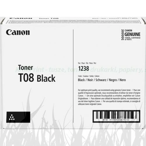 Toner Canon Nr.T08  do 1238 | 11tys. (3010C006) Black