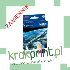 Tusz Zamiennik Brother LC-980 / LC-985C / LC-1100 OLD Magenta