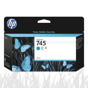 Tusz HP Nr.745 do DesignJet Z2600, Z5600 | 130ml (F9J97A) Cyan