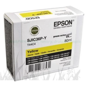 Tusz Epson do ColorWorks CW-C6000Ae | 80ml (C13T44C440) Yellow