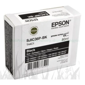 Tusz Epson do ColorWorks CW-C6000Ae | 80ml (C13T44C140) Black