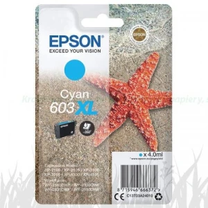 Tusz Epson Nr.603XL do XP-2100, 2105, 3100 | 350str. (C13T03A24010) Cyan