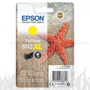 Tusz Epson Nr.603XL do XP-2100, 2105, 3100 | 350str. (C13T03A44010) Yellow