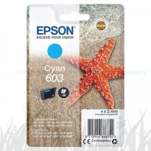Tusz Epson Nr.603 do XP-2100, 2105, 3100 | 130str. (C13T03U24010) Cyan