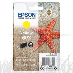 Tusz Epson Nr.603 do XP-2100, 2105, 3100 | 130str. (C13T03U44010) Yellow