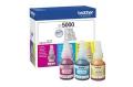 Zestaw tuszów Brother do DCP-T300/T500W/T700W, MFC-T800W | 3x5k BT5000CLVAL (cyan, magenta, yellow)
