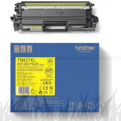 Toner Brother HL-L9430CDN | 9tys. (TN-821XLY) Yellow