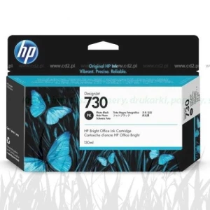 Tusz HP Nr.730 DesignJet T1600, T1700 | 130ml (P2V67A) PhotoBlack