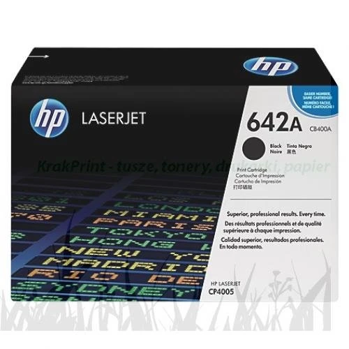Toner HP 642A do LaserJet CP4005 (CB400A) | 7 500 str. Black