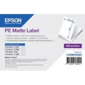 PP Matte Label Premium, Die-cut Fanfold Sheets with Sprockets, 203mm x 305mm, 500 Labels (7113415 / C33S045552)