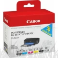 Canon oryginalny ink / tusz PGI-550/CLI-551PGBK/C/M/Y/BK/GY Multipack, black/color, 6496B005, Canon PIXMA iP8750, MG7150, MG6350