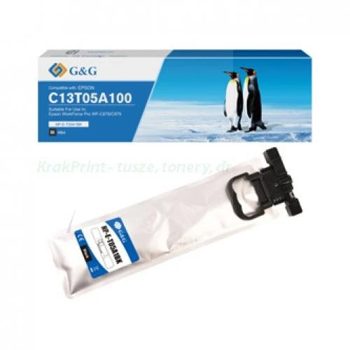 Tusz Zamiennik G&G do Epson Nr.T05A1 XL 20k do RIPS WF-C879R (C13T05A100) Black