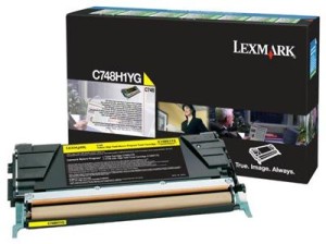 58328 Toner do Lexmark C748... | 10tys. (C748H1YG / C748H2YG / C748H3YG) Yellow
