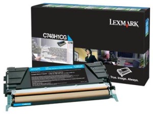 Toner do Lexmark C748... | 10tys. (C748H1CG / C748H2CG / C748H3CG) Cyan
