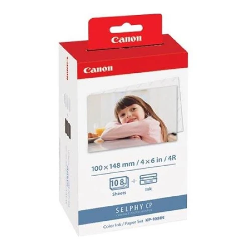 Papier foto błyszczący Canon 10 x 15 cm 260 g/m² 108 szt.   KP-108IN (3115B001)