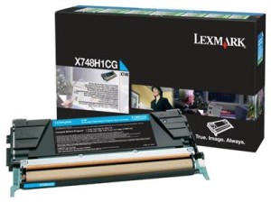 Toner Lexmark Oryginał X748H1CG Cyan