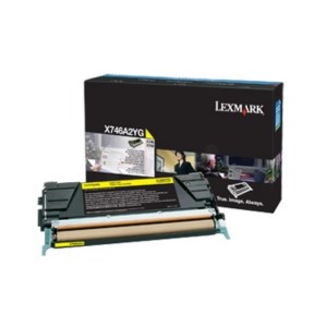 Toner Lexmark Oryginał X746A3YG Yellow