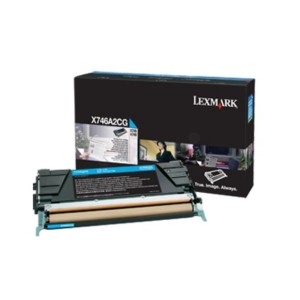 Toner Lexmark Oryginał X746A3CG Cyan