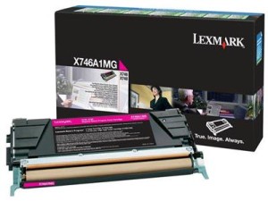 Toner Lexmark Oryginał X746A1MG Magenta