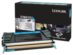 Kaseta z tonerem Lexmark do X-746/748 | 7 000 str. (X746A1CG) Cyan