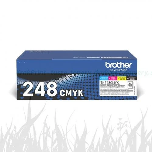 Zestaw tonerów Brother do DCP-L3520CDW, DCP-L3560CDW, HL-L3220CW | 3x1tys. (TN248VAL) CMYK