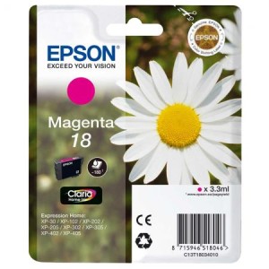 Tusz Epson Oryginał T1803 (C13T18034010) Magenta