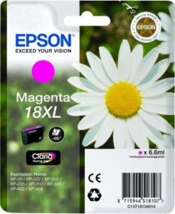 Tusz Epson Oryginał T1813 (C13T18134010 C13T18134012) Magenta