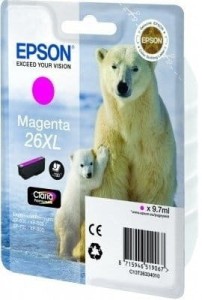 Tusz do Epson Nr.T2633XL do XP-600 | 9,7ml (C13T26334010) Magenta