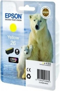 Tusz do Epson Nr.T2614 do XP-600 | 4,5ml (C13T26144010) Yellow