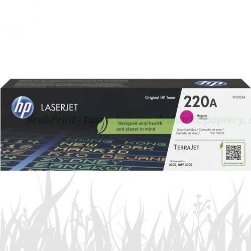 Toner Nr.220A do Color LaserJet Pro MFP 4302DW, 4302FDN... | 1,8tys.(W2203A) Magenta
