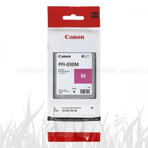 Tusz Canon PFI-030M do Canon iPF TA-20, iPF TA-30 | 55ml (3491C001) Magenta