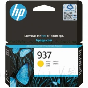 Tusz HP Nr.937 do OfficeJet Pro 9110b | 800str. (4S6W4NE) Yellow
