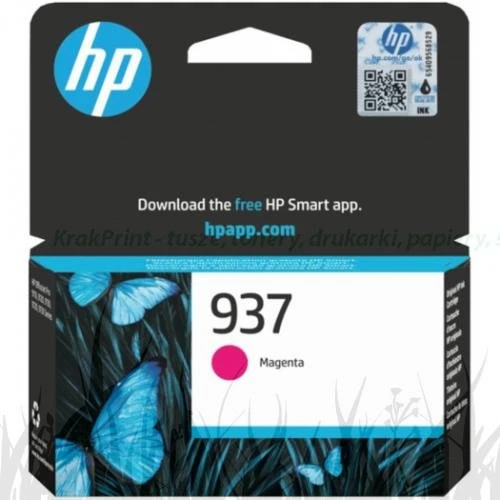 Tusz HP Nr.937 do OfficeJet Pro 9110b | 800str. (4S6W3NE) Magenta
