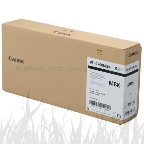 Tusz Canon PFI-2700MBK do imagePROGRAF GP-2000, GP-4000 | 700ml (5287C001AA) MatteBlack