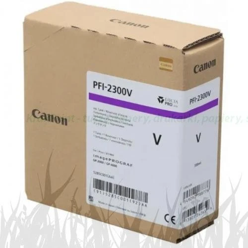 Tusz Canon PFI-2300V do imagePROGRAF GP-2000, GP-4000 | 330ml (5285C001AA) Violet