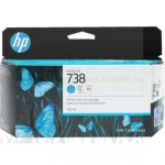 Tusz HP Nr.738 do DesignJet T850 | 130ml (498N5A) Cyan