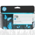 Tusz HP Nr.738 do DesignJet T850 | 130ml (498N5A) Cyan