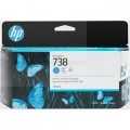 Tusz HP Nr.738 do DesignJet T850 | 130ml (498N5A) Cyan