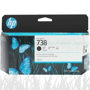 Tusz HP Nr.738 do DesignJet T850 | 130ml (498N4A) Black