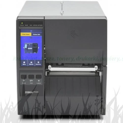 Zebra ZT231, 8 dots/mm, 203 dpi, cutter, display, EPL, ZPL, ZPLII, USB, USB Host, RS232, BT, Ethernet (ZT23142-T2E000FZ)