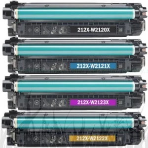 Toner Zamiennik do Hewlett-Packard Nr.212X do CLJ M554dn | 10tys. (W2122X) Yellow