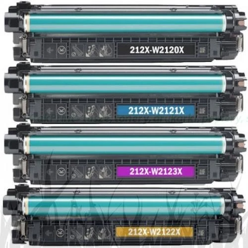 Toner Zamiennik do Hewlett-Packard Nr.212X do CLJ M554dn | 10tys. (W2123X) Magenta