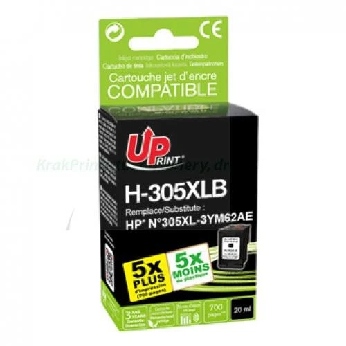 Tusz Zamiennik do Hewlett-Packard Oryginał Nr.305XL | 240str. (3YM62AE) Black