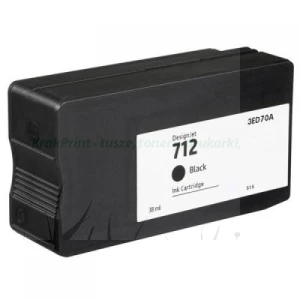 Tusz Zamiennik do Nr.712 Hewlett-Packard do T230/T630 | 80ml (3ED71A) Black