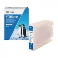 Tusz Zamiennik do Epson XXL do WF-6590DWF | 7tys. (C13T907240) Cyan
